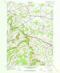 Sprout Brook New York Historical topographic map, 1:24000 scale, 7.5 X 7.5 Minute, Year 1943