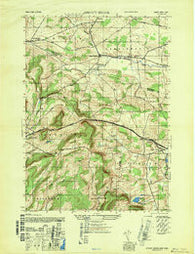 Sprout Brook New York Historical topographic map, 1:25000 scale, 7.5 X 7.5 Minute, Year 1947