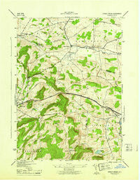 Sprout Brook New York Historical topographic map, 1:31680 scale, 7.5 X 7.5 Minute, Year 1945