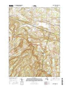Sprout Brook New York Current topographic map, 1:24000 scale, 7.5 X 7.5 Minute, Year 2016