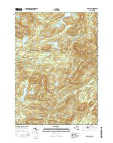 Spruce Lake New York Current topographic map, 1:24000 scale, 7.5 X 7.5 Minute, Year 2016