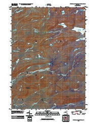 Spruce Lake Mountain New York Historical topographic map, 1:24000 scale, 7.5 X 7.5 Minute, Year 2010