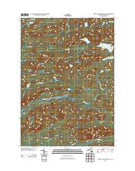 Spruce Lake Mountain New York Historical topographic map, 1:24000 scale, 7.5 X 7.5 Minute, Year 2013
