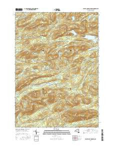 Spruce Lake Mountain New York Current topographic map, 1:24000 scale, 7.5 X 7.5 Minute, Year 2016