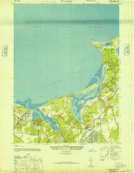 St James New York Historical topographic map, 1:24000 scale, 7.5 X 7.5 Minute, Year 1947