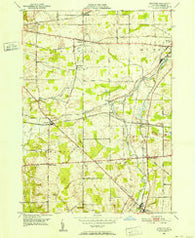 Stafford New York Historical topographic map, 1:24000 scale, 7.5 X 7.5 Minute, Year 1950