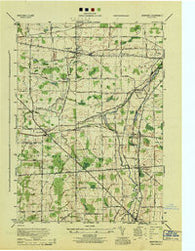 Stafford New York Historical topographic map, 1:31680 scale, 7.5 X 7.5 Minute, Year 1944