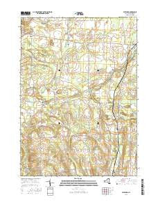 Stafford New York Current topographic map, 1:24000 scale, 7.5 X 7.5 Minute, Year 2016
