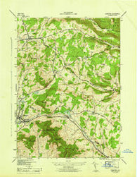 Stamford New York Historical topographic map, 1:31680 scale, 7.5 X 7.5 Minute, Year 1946