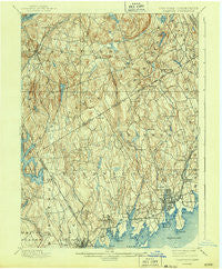 Stamford Connecticut Historical topographic map, 1:62500 scale, 15 X 15 Minute, Year 1899
