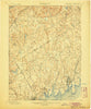 Stamford Connecticut Historical topographic map, 1:62500 scale, 15 X 15 Minute, Year 1899