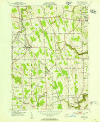 Stanley New York Historical topographic map, 1:24000 scale, 7.5 X 7.5 Minute, Year 1952