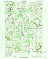 Stanley New York Historical topographic map, 1:24000 scale, 7.5 X 7.5 Minute, Year 1952