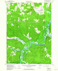 Steamburg New York Historical topographic map, 1:24000 scale, 7.5 X 7.5 Minute, Year 1962