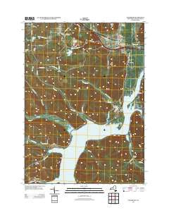 Steamburg New York Historical topographic map, 1:24000 scale, 7.5 X 7.5 Minute, Year 2013