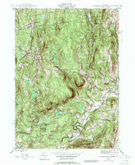 Stephentown Center New York Historical topographic map, 1:24000 scale, 7.5 X 7.5 Minute, Year 1945