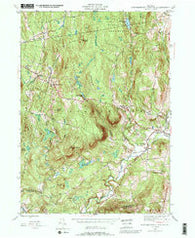 Stephentown Center New York Historical topographic map, 1:24000 scale, 7.5 X 7.5 Minute, Year 1945