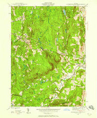 Stephentown Center New York Historical topographic map, 1:24000 scale, 7.5 X 7.5 Minute, Year 1945