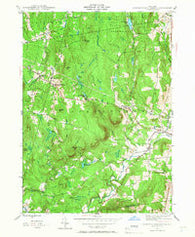 Stephentown Center New York Historical topographic map, 1:24000 scale, 7.5 X 7.5 Minute, Year 1945
