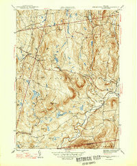 Stephentown Center New York Historical topographic map, 1:31680 scale, 7.5 X 7.5 Minute, Year 1947