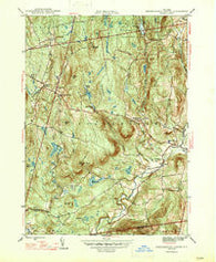 Stephentown Center New York Historical topographic map, 1:31680 scale, 7.5 X 7.5 Minute, Year 1947