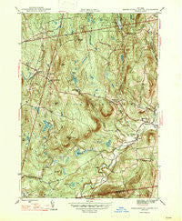 Stephentown Center New York Historical topographic map, 1:31680 scale, 7.5 X 7.5 Minute, Year 1947
