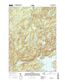 Stillwater New York Current topographic map, 1:24000 scale, 7.5 X 7.5 Minute, Year 2016