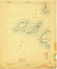 Stony Island New York Historical topographic map, 1:62500 scale, 15 X 15 Minute, Year 1895