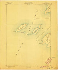Stony Island New York Historical topographic map, 1:62500 scale, 15 X 15 Minute, Year 1895