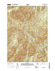 Stony Creek New York Current topographic map, 1:24000 scale, 7.5 X 7.5 Minute, Year 2016