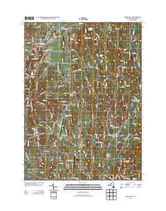 Stottville New York Historical topographic map, 1:24000 scale, 7.5 X 7.5 Minute, Year 2013
