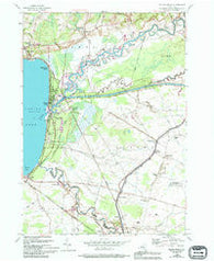 Sylvan Beach New York Historical topographic map, 1:24000 scale, 7.5 X 7.5 Minute, Year 1955