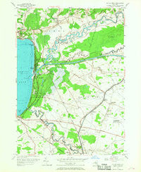 Sylvan Beach New York Historical topographic map, 1:24000 scale, 7.5 X 7.5 Minute, Year 1955