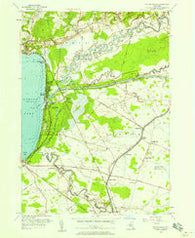 Sylvan Beach New York Historical topographic map, 1:24000 scale, 7.5 X 7.5 Minute, Year 1955