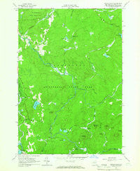 Sylvan Falls New York Historical topographic map, 1:24000 scale, 7.5 X 7.5 Minute, Year 1964