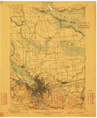 Syracuse New York Historical topographic map, 1:62500 scale, 15 X 15 Minute, Year 1898