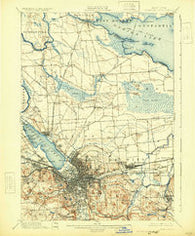 Syracuse New York Historical topographic map, 1:62500 scale, 15 X 15 Minute, Year 1898