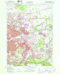 Syracuse East New York Historical topographic map, 1:24000 scale, 7.5 X 7.5 Minute, Year 1957