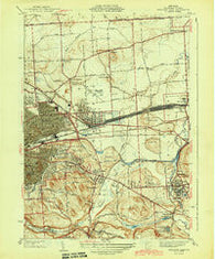 Syracuse East New York Historical topographic map, 1:31680 scale, 7.5 X 7.5 Minute, Year 1943