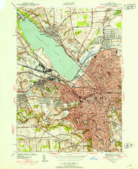 Syracuse West New York Historical topographic map, 1:24000 scale, 7.5 X 7.5 Minute, Year 1939