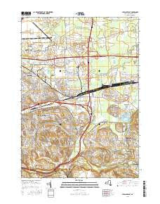 Syracuse East New York Current topographic map, 1:24000 scale, 7.5 X 7.5 Minute, Year 2016
