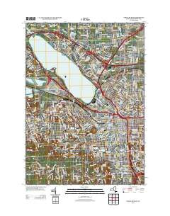 Syracuse West New York Historical topographic map, 1:24000 scale, 7.5 X 7.5 Minute, Year 2013