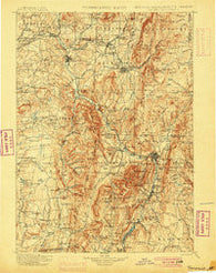 Taconic New York Historical topographic map, 1:125000 scale, 30 X 30 Minute, Year 1900