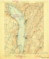 Tarrytown New York Historical topographic map, 1:62500 scale, 15 X 15 Minute, Year 1902