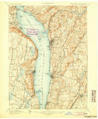 Tarrytown New York Historical topographic map, 1:62500 scale, 15 X 15 Minute, Year 1902