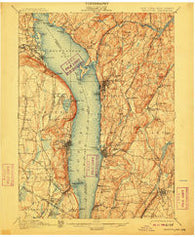 Tarrytown New York Historical topographic map, 1:62500 scale, 15 X 15 Minute, Year 1902