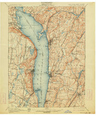 Tarrytown New York Historical topographic map, 1:62500 scale, 15 X 15 Minute, Year 1902