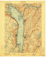 Tarrytown New York Historical topographic map, 1:62500 scale, 15 X 15 Minute, Year 1902