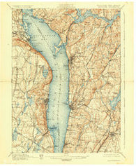 Tarrytown New York Historical topographic map, 1:62500 scale, 15 X 15 Minute, Year 1902