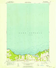 Texas New York Historical topographic map, 1:24000 scale, 7.5 X 7.5 Minute, Year 1955